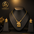 Premium Plated Necklace set(Premium Plated Traditional Elephant Pendant Necklace Set)