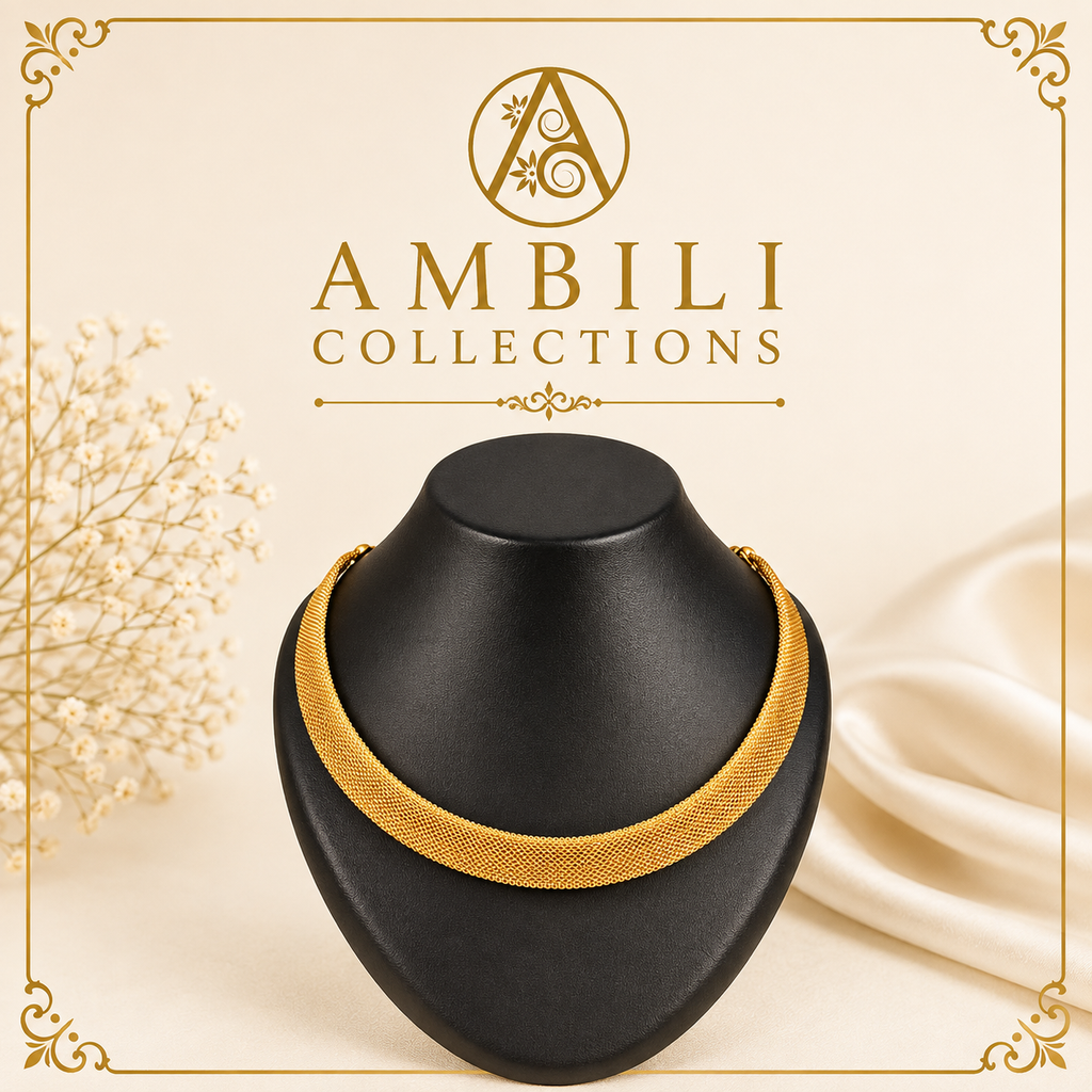 Premium Plated Necklace (Premium Gold-Toned Traditional Temple Pendant Necklace)