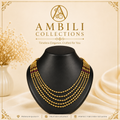Premium Plated Jewelry(Premium Multi-Layer Gold-Toned Necklace)