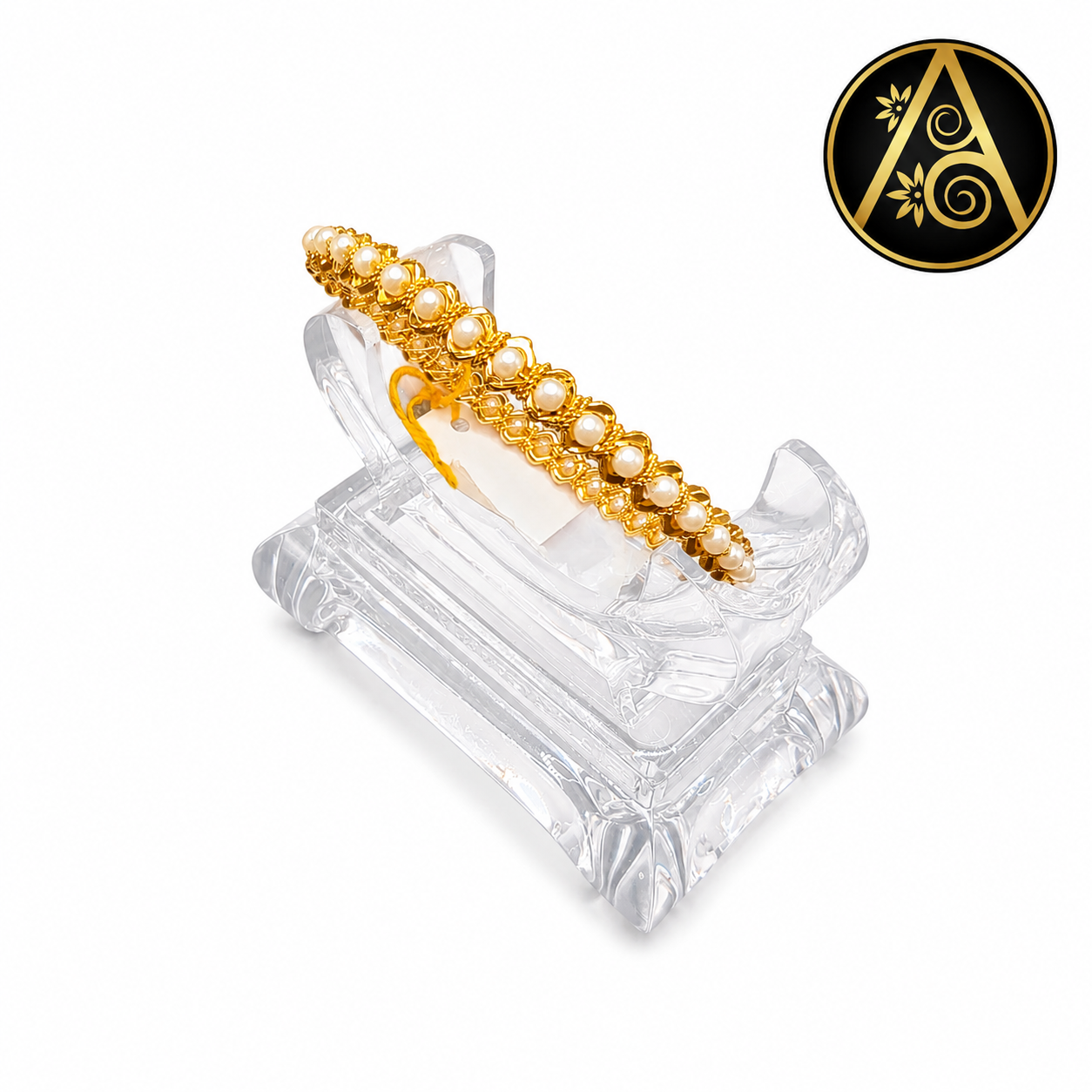 Premium Plated Bangle (Premium Plated Pearl Bangle)