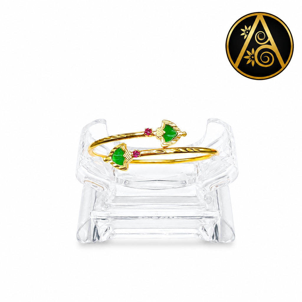 Premium Plated Adjustable /Open Cuff Bangle (Palakka Bangle)