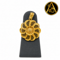 Pendants (Premium Gold-Plated Floral Pendant)