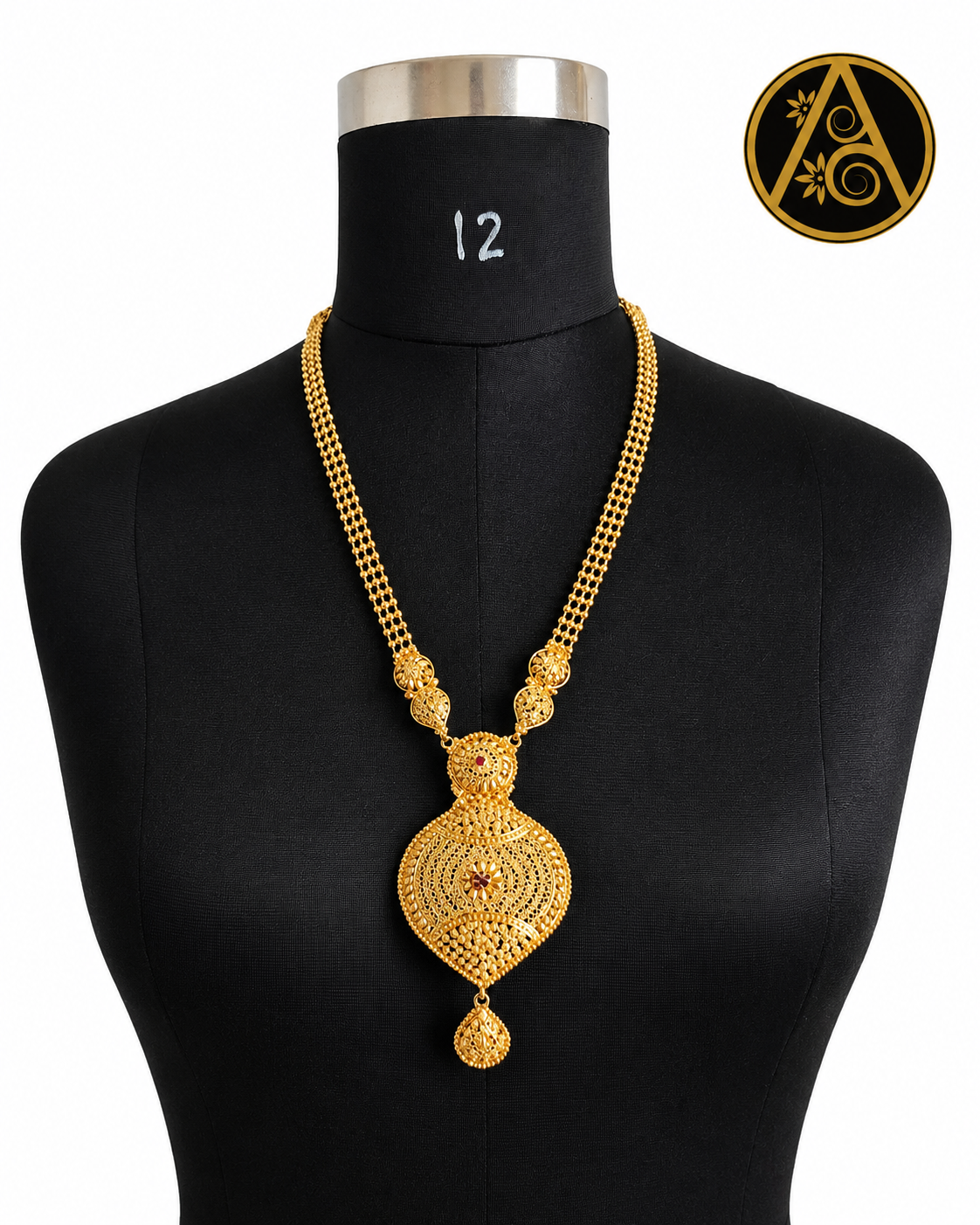 Premium plated jewelry - Pendant Necklace  (Premium Plated Traditional Long Pendant Necklace)