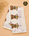 Kerala Kasavu Saree(Kathakali Heritage Kerala Kasavu Saree)
