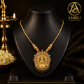 Premium Plated Jewelry(Premium Plated Temple Pendant Necklace – Divine Heritage Collection)