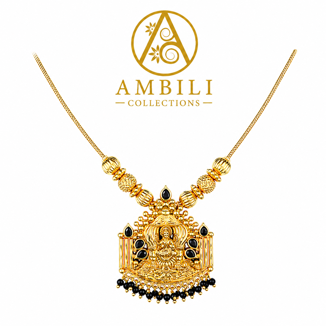 Premium Plated Necklace(Premium Plated Temple Pendant Necklace)