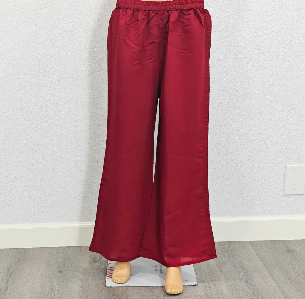 Kurta set with Dupatta(Maroon Embroidered Kurta Set with Dupatta)