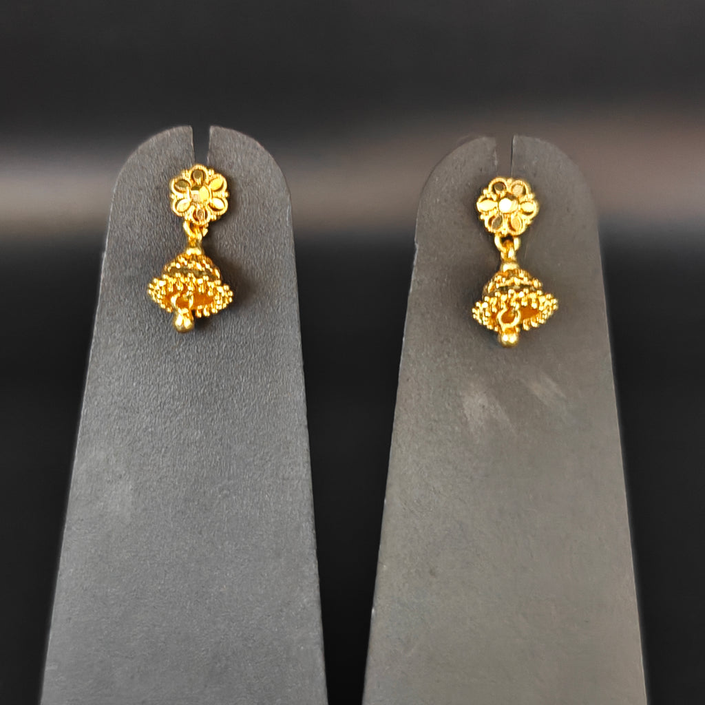 Premium Plated Jhumka(Premium Plated Mini Jhumka Earrings)