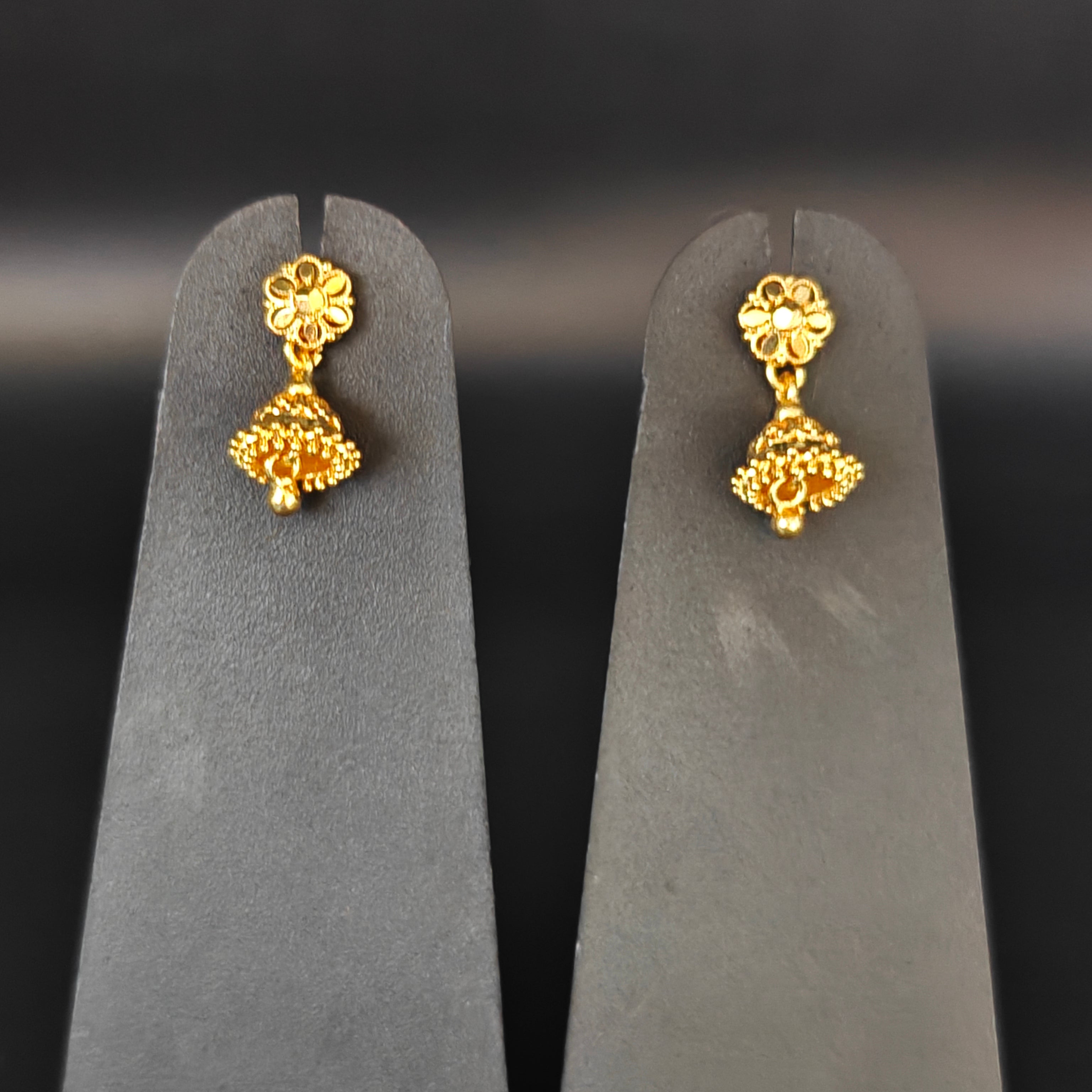 Premium Plated Jhumka(Premium Plated Mini Jhumka Earrings)