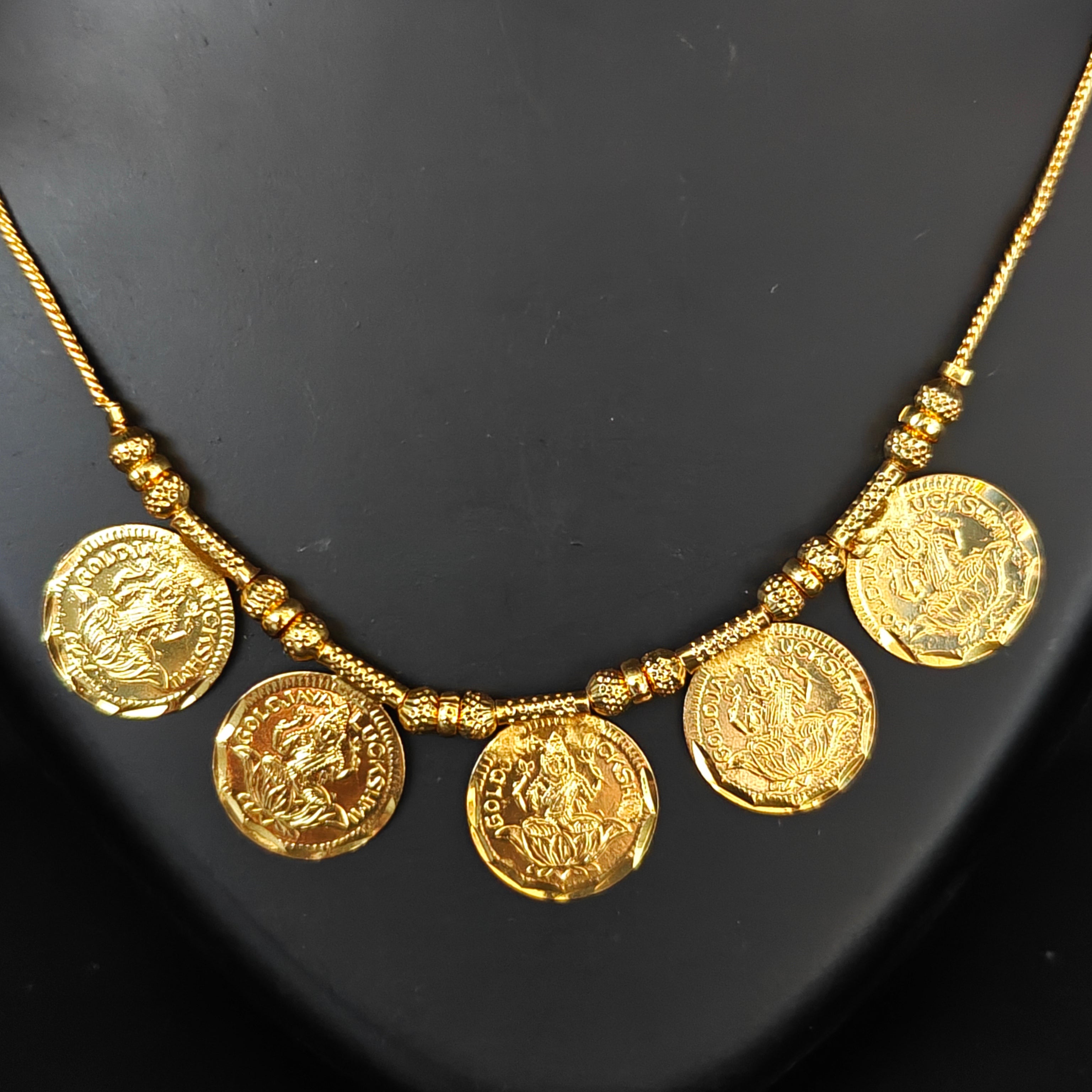 Premium Plated Neckalce(Premium Plated Traditional Coin Necklace)