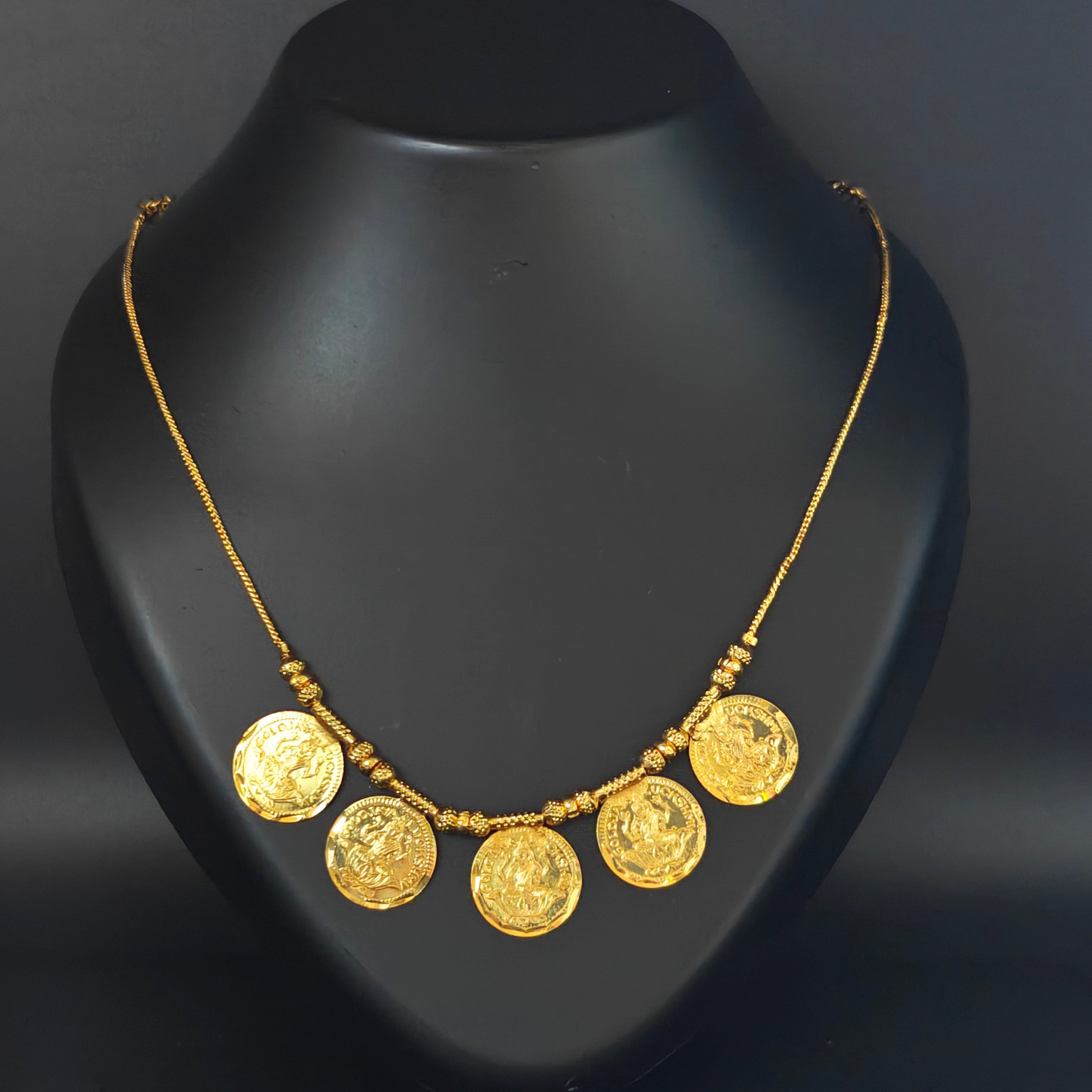 Premium Plated Neckalce(Premium Plated Traditional Coin Necklace)