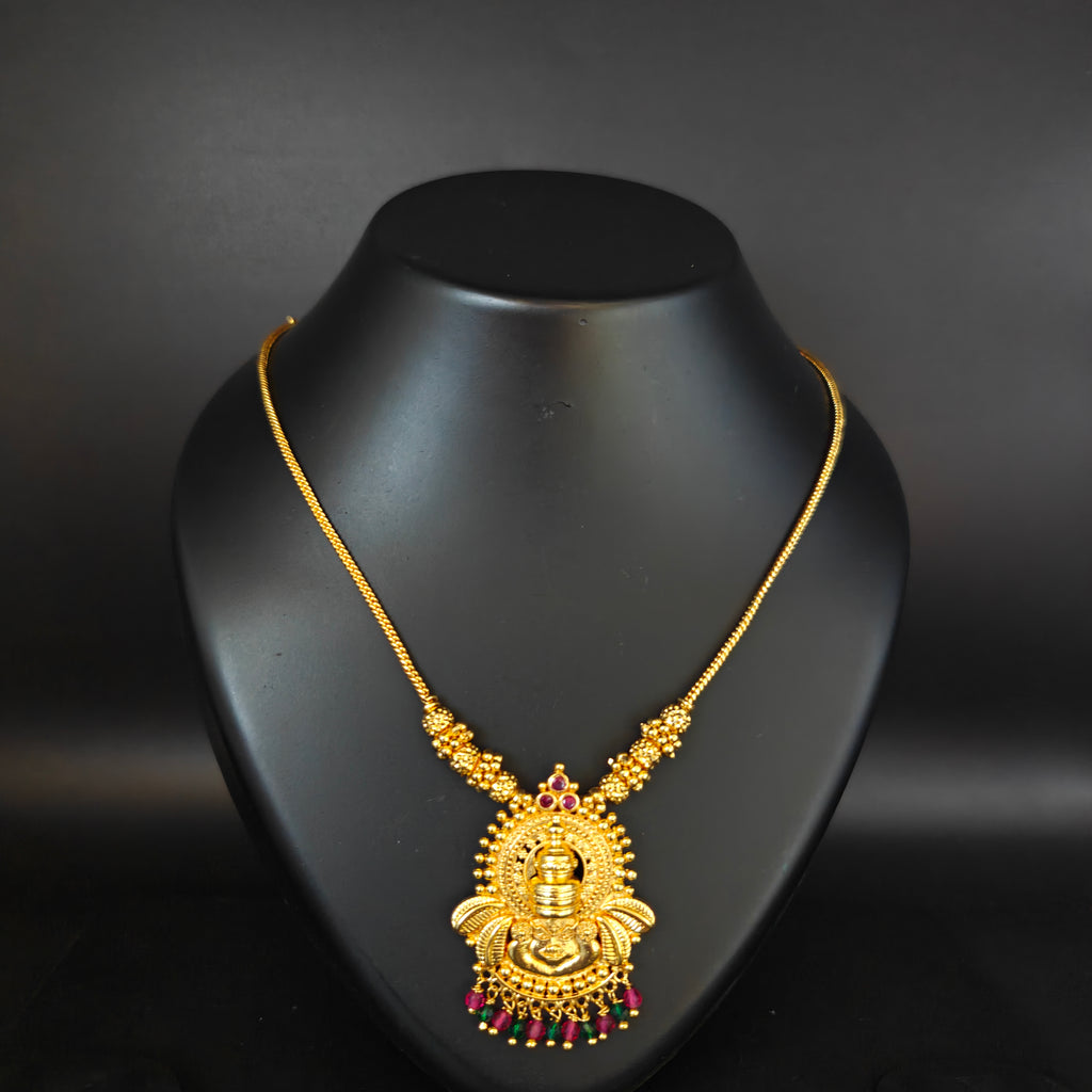 Premium Plated Necklace(Premium Plated Traditional Temple Pendant Necklace)