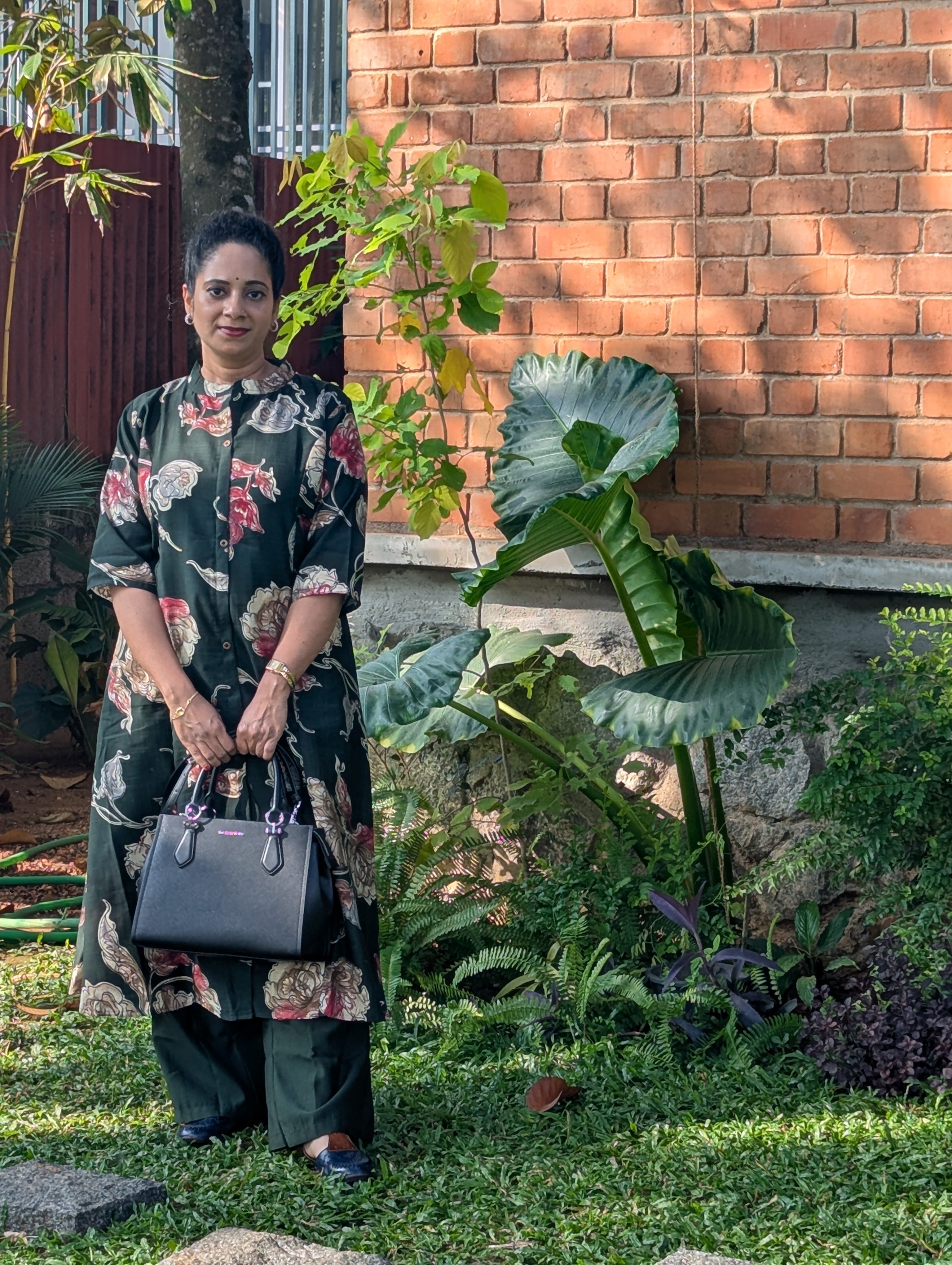 Kurta /Kurti Palazzo set (Elegant Floral Printed Co-ord Kurti Set)